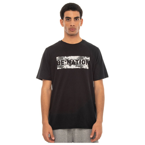 Be Nation Ανδρική κοντομάνικη μπλούζα Camo Print Tee